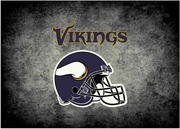 Imperial NFL Minnesota Vikings  Distressed Rug